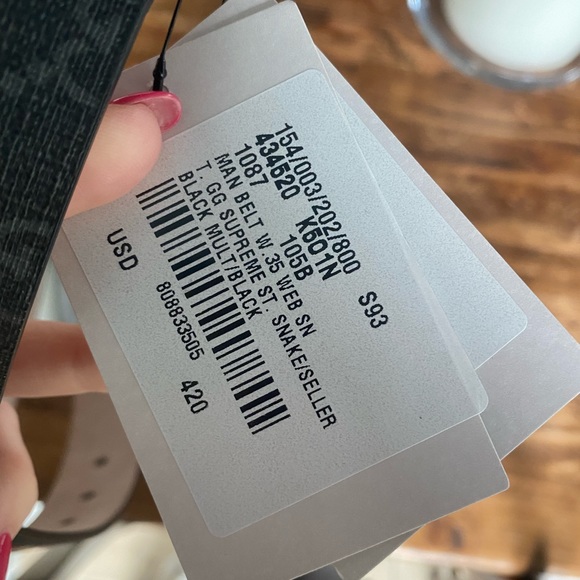 GG Belt with Kingsnake print - Picture 7 of 7